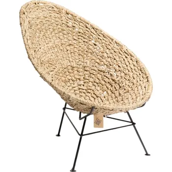 Béžové palmové křeslo Acapulco