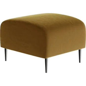 Taburet Medově žlutá sametová podnožka Ghado Shel