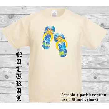 Dívčí tričko detske-bavlnene-tricko-uv-potisk-plazove-zabky Barva: Natural - přírodní, velikost: 104