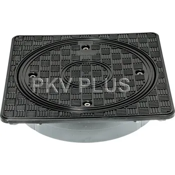 Kanalizační potrubí Poklop hranatý, s kulatým víkem, A15, DN315 (pouze na hladkou rouru)