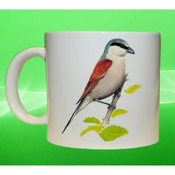 hrnek s ptáčkem Ťuhýk obecný