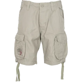 Surplus Kalhoty krátké Airborne Vintage Shorts zelená světle 5XL