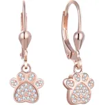 Olivie Stříbrné visací náušnice TLAPKA ROSE 5487 Ag 925; ≤1,9 g.