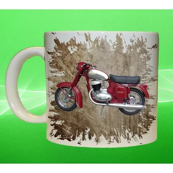 hrnek s motorkou České výroby XIV