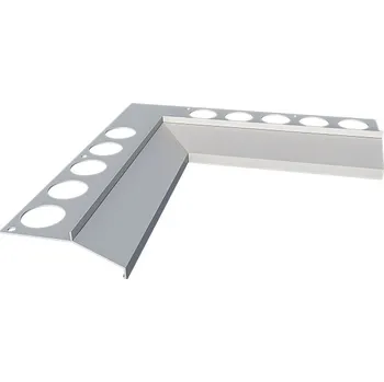 okap Kout k balkonové liště MAXI (Rozměry 250×250 mm | tloušťka 1,3 mm | čelní výška H 9 mm)