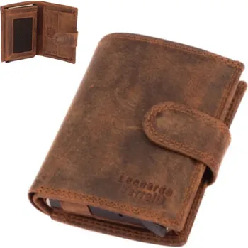 Obal na doklad Leonardo Verrelli Pouzdro na karty kožené luxusní
