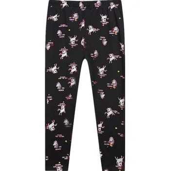 Dívčí legíny DÍVČÍ ZATEPLENÉ LEGÍNY JI9560 VELIKOSTI 98-128 Velikost: 122, Barva: Tmavě modrá