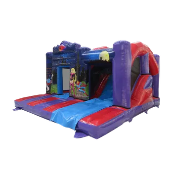 Skákací hrad Skákací hrad - Superhrdinové - TOP kvalita - Nafukovací Skluzavka