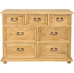 Drewmax KD810 dřevěná komoda masiv borovice rustikal (KD810 komoda STANDARD)