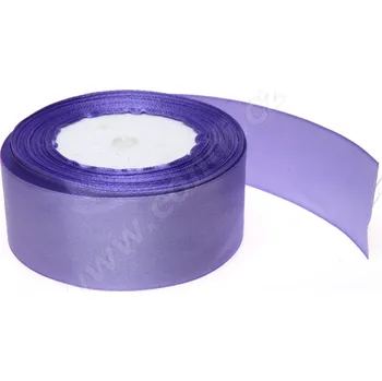 Stuha Stuha saténová 4 cm x 23 m - fialka Množství: 1 m