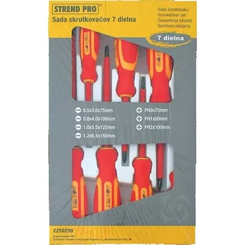 Šroubovák Izolované elektrikářské šroubováky sada 7ks 2250298