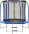 Trampolína Marimex 19000080 modrá 244 cm + ochranná síť + schůdky