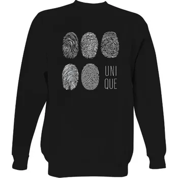 Pánská mikina Mikina bez kapuce Unisex s potiskem You are UNIQUE pánské