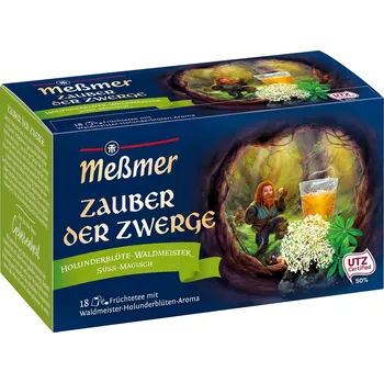 MESSMER OVOCNÝ ČAJ MAŘINKA VONNÁ A BEZOVÉ KVĚTY 40,5g NĚMECKO!