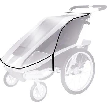 vozík za kolo Pláštěnka do deště Thule Chariot Captain 2