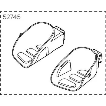 cyklosedačka Opěrky nohou Thule 52745