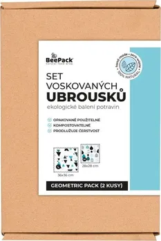 BeePack Geometric pack 2 set voskovaných ubrousků M + L