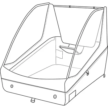 vozík za kolo Thule Body Aegean Blue - Thule Courier 54797