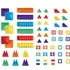 ostatní stavebnice Connetix Rainbow Magnetic Tiles 102 dílků
