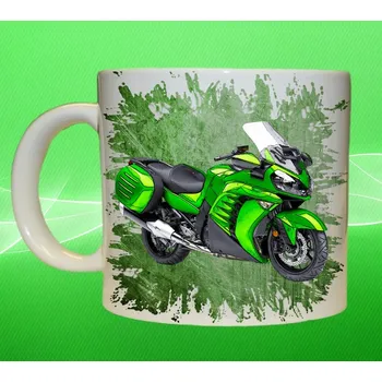 hrnek Kawasaki Concours II 75ml (hrneček s motorkou)