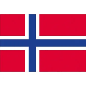 Vlajka Státní vlajka Norsko tištěná venkovní Alerion
