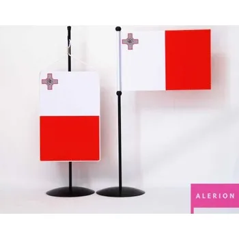 Vlajka Stolní vlaječka Malta Alerion
