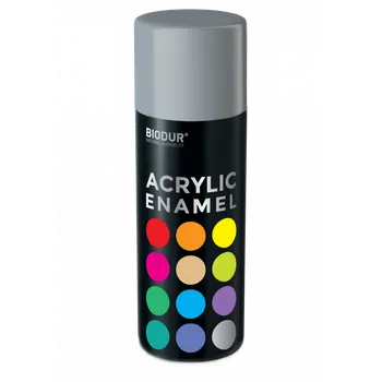Barva ve spreji BIODUR Akrylový email ve spreji - tmavě šedá 400ml/RAL 7046