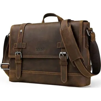 Contacts® pánská kožená brašna Procope Hnědá 8L Contacts 97k-cube