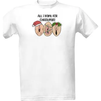 Pánská móda T-shock Tričko s potiskem All I Want for Christmas