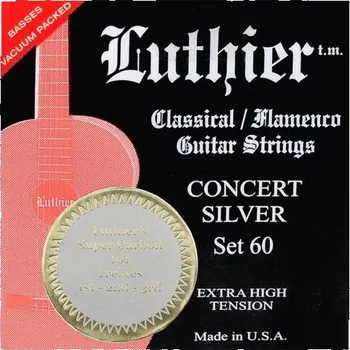 Struna pro kytaru a smyčcový nástroj Luthier Super Carbon 101 L-60SC, Struny na klasickou kytaru