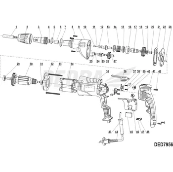 Ozubená hřídel DEDRA XDED7956.25