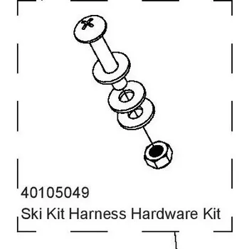 vozík za kolo Ski Kit Harness Hardware 02- Thule 40105049