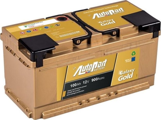 PKW BATTERIE 12V 100Ah 900A Bars Gold Wartungsfrei Sofort