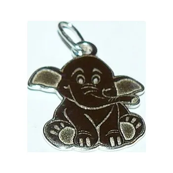 Přívěsek Stříbrný přívěsek slon - PA0753 (Stříbrný sloník)