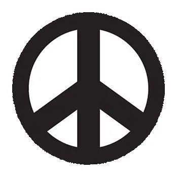 Odstranitelné tetování Peace - nalepovací tetování