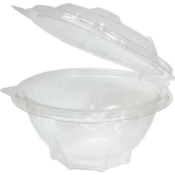 Dóza na potraviny dóza kulatá 750 ml s integrovaným víkem, PET - transparentní (75 ks/balení)