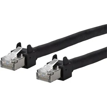 Síťový kabel METZ CONNECT Venkovní S/UTP patchkabel kat. 5e, Flex500, 6kV, 10m, černý (13084FA000-E) - 21.16.8995