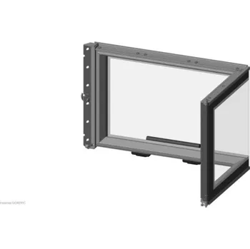 Krbová vložka Romotop Dveře topeniště pro levou variantu Barva: Černá