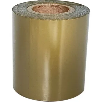 Pásek do tiskárny TTR páska 55mm x 100m, KBMT GOLD, zlatá, OUT, vosk-pryskyřice