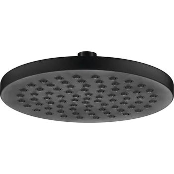 Sprchový panel AQUALINE Hlavová sprcha, otočný kloub, průměr 200 mm, černá SC120