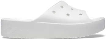 Dámské pantofle Crocs Classic Platform Slide 208180-100 bílé
