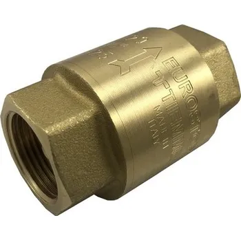 Instalatérský materiál TIEMME 1/2" zpětná klapka závitová celokovová EUROSTOP