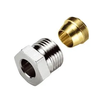 Hlavice pro radiátor TIEMME svěrné šroubení pro připojení CU trubek na ventily TIEMME 1/2" x 12 mm