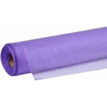 Stuha Organza uni, barva 89-TMAVÁ FIALOVÁ, 14,5 cm, 10 metrů, 1 kus