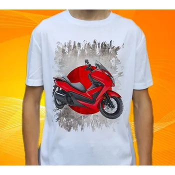 Pánské tričko tričko HONDA FORZA RED 116 (tričko s motorkou )