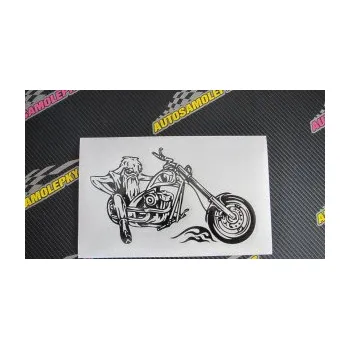 Samolepící dekorace SAMOLEPKA Harley 001 pravá (17 - šedá) NA AUTO, NÁLEPKA, FÓLIE, POLEP, TUNING, VLASTNÍ TEXT, TISK, AUTOSAMOLEPKY.cz, POLEPY, OBRÁZEK, LOGO, SAMOLEPKY