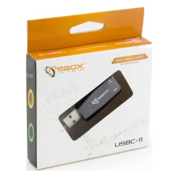 Zvuková karta SBOX USBC-11, Sound adaptér 5.1/3D