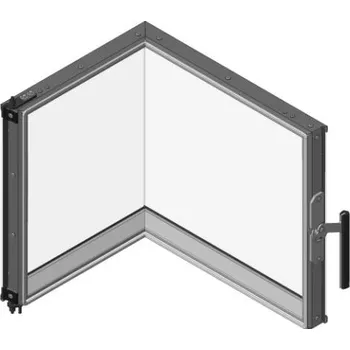 Krbová vložka Romotop Dveře topeniště Barva: Šedá