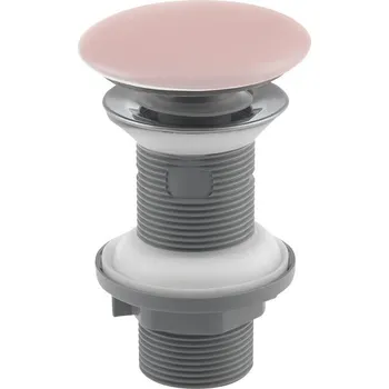 Umyvadlo Isvea Umyvadlová výpust 5/4“, click-clack, keramická zátka, tl.20-70mm, matná růžová Salmon 38TP0167I