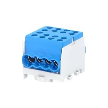 svorka Eleman Svorkovnice rozbočovací HLAK 35-1/6 M2 BL, 125A, 1pól., AL/CU, IP20, modrá, na DIN/2080184